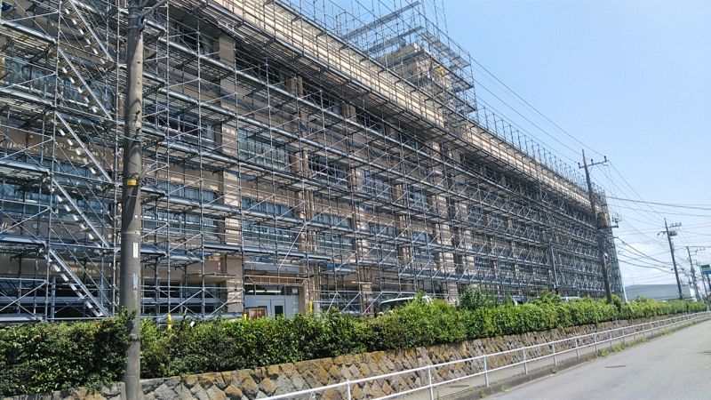 公立中学校外壁・屋上改修工事